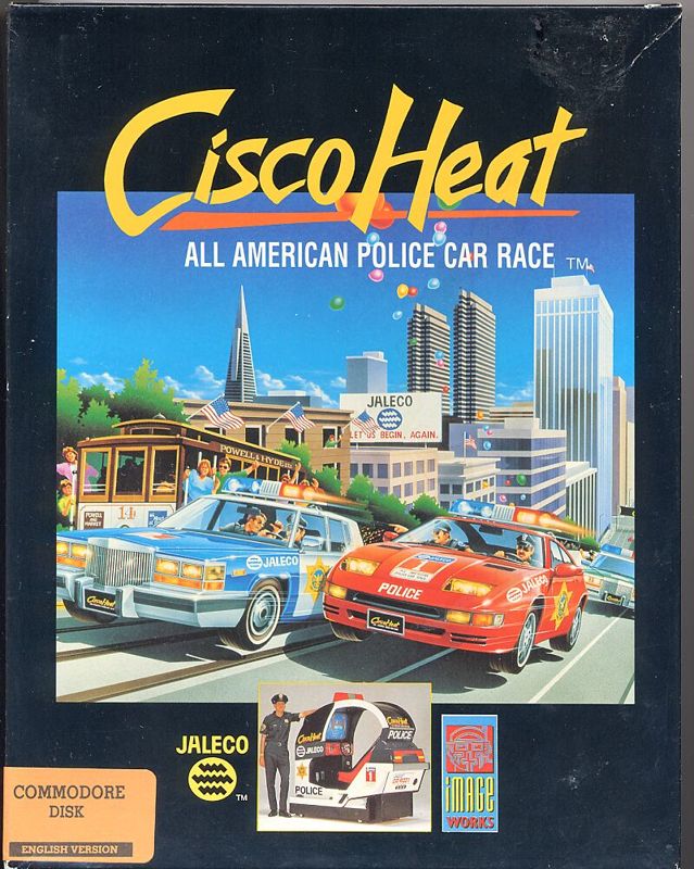 Cisco Heat box art for Commodore 64